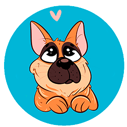 logo paseando con blondi